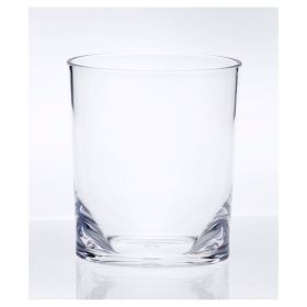 Oval Halo Acrylic Glasses Drinking Set of 4 DOF (12oz), Plastic Drinking Glasses, BPA Free Cocktail Glasses, Drinkware Set, Plastic Water Tumbler